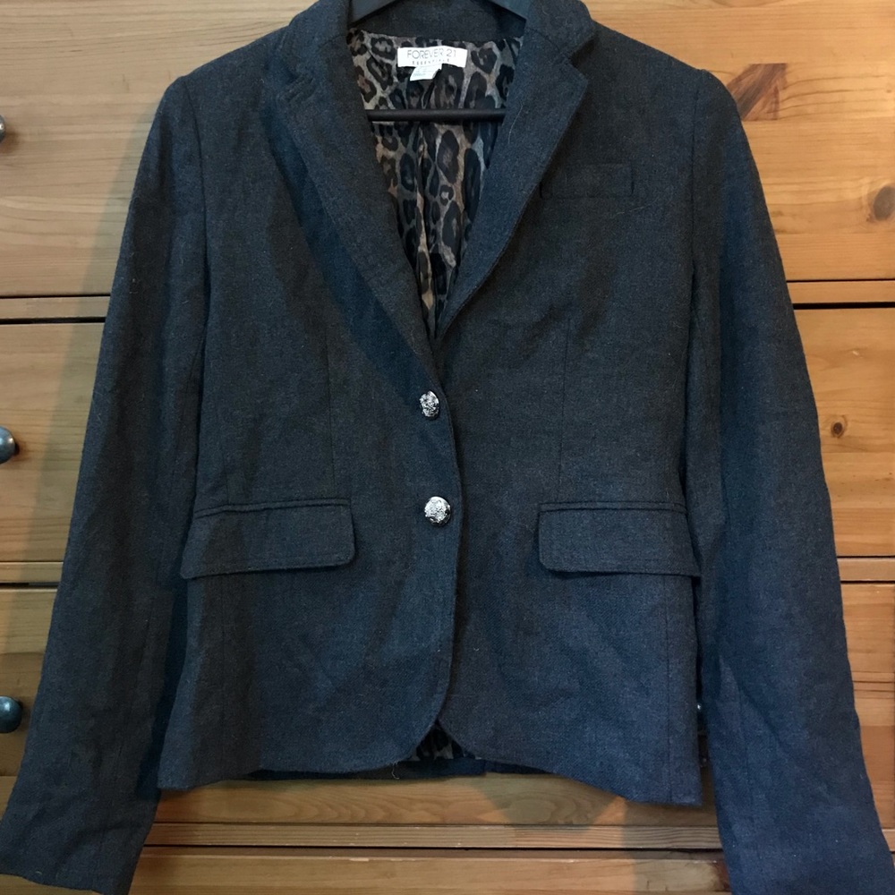Forever 21 Wool/Flannel Blazer